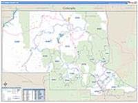 Rio Arriba, Nm Carrier Route Wall Map